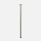 Tempo R32 İnce Masa Ayağı 71 Cm Mat Nikel (2'Li Paket)