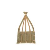Tempura Tabağı Bambu 24 x 11 cm tempura tabak bambu sepet japon stili sepet bambu sunum tempura sunum