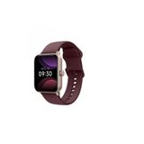 Tempus 44 mm, Dikdörtgen Kasa, IOS ve Android Uyumlu, 22mm Değiştirilebilir Kordonlu, Akıllı Saat Siyah 2S13WV3 Yakut Kırmızısı