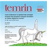 Temrin Aylık Düşünce ve Edebiyat Dergisi Sayı: 111 Ocak 2021