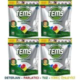 Tems Bulaşık Makinesi Kapsül Deterjanı 36'Lı X 4 Paket (144 Yıkama)
