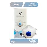 Temsan ANT FFp2 Ventilli Asit Gaz Toz Ve Sis Maskesi 1 Paket( 25 Adet)