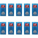 Temsan Tm Temsan Beyaz Ventilli Ffp2 Nr Toz Iş Güvenlik Sanayi Boya Konik Maske - 20 Adetlik 10 Paket