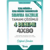 Temsil Kitap Icra Müdürlüğü ve Icra Müdür Yardımcılığı Sınavına Hazırlık Tamamı Çözümlü 4 Deneme
