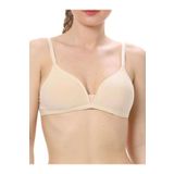 Ten Rengi Balensiz Pamuklu Modal Yumuşak Kaplı Sırtı Çapraz Soft Sütyen, 90B, İM2211-1-198IGP103487