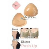 Ten Yapışkanlı Görünmez Ekstra Push Up Mayo Crop Abiye Elbise Sütyen Gelinlik Göğüs Kaldırıcı Dolgunlaştırıcı Kaldırıcı Pedi