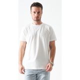 Tena Erkek Beyaz Bisiklet Yaka Ottoman Basic Tişört - 2XL