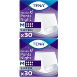 Tena Gece Medium Orta Süper 2x30 Adet Proskin Pants Night Emici Külot Hasta Bezi
