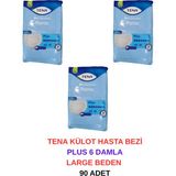 Tena Külot Hasta Bezi Plus 6 Damla Large Beden - 90 Adet