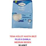 Tena Külot Hasta Bezi Plus 6 Damla Medium Beden - 30 Adet