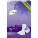 TENA Lady Maxi Night Kadın Mesane Pedi 12'li Paket