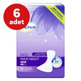 Tena Lady Maxi Night Mesane Pedi 12'li - 6 Adet