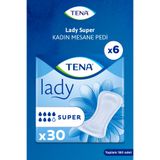 TENA Lady Super Mesane Pedi 5 Damla - 30'lu 2 Paket (60 Adet)