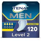 Tena Level 2 Orta Boy M Beden 4 Damla 20'li 6 Paket Erkek Mesane Pedi