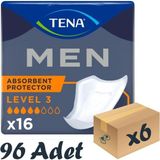 Tena Men 5 Damla Erkek Mesane Pedi 96 Adet Level-3 Paket İçeriği ile Maksimum Koruma