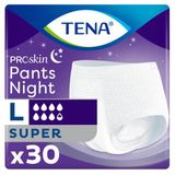 Tena Pro Skin Pants Night L 7.5 Damla 30'lu Emici Gece Bezi