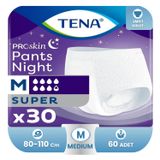 Tena Proskin Pants Night M 60 Adet Gece için Emici Külot