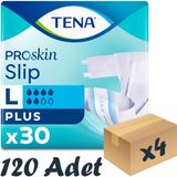 Tena Proskin Slip Plus Büyük 120 Adet Bel Bantlı Hasta Bezi
