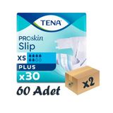 Tena Proskin Slip Plus En Küçük Boy XS 6 Damla 30’lu 2 x 60'lı Bel Bantlı Hasta Bezi
