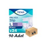 TENA-Slip Maxi Bel Bantlı Hasta Bezi, Büyük Boy (l), 8 Damla, 24'lü 4 Paket 96 Adet