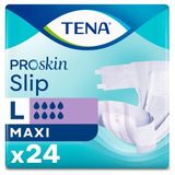 Tena Slip Maxi Bel Bantlı Hasta Bezi, Büyük Boy (L), 8 Damla, 24'Lü Paket