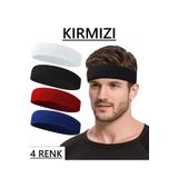 Tenax Fıt Havlu Saç Bandı Ter Kafa Bandı Headband Tenis - Futbol - Basketbol Saç Bandı Sporcu Kafa Bandı