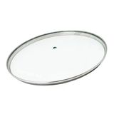 Tencere İle Uyumlu Sahan Tava Cam Kapağı Kapak 16 Cm Tutma Tepesiz