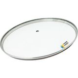Tencere Sahan Tava Cam Kapağı Kapak 14 cm Tutma Tepesiz - Adet-Set