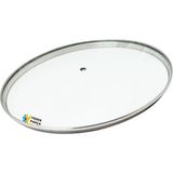 Tencere Sahan Tava Cam Kapağı Kapak 32 cm Tutma Tepesiz - Adet-Set