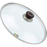 Tencere Sahan Tava Cam Kapağı Kapak 32 cm Vişne Çürüğü Tutma Tepesi - Adet-Set