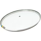Tencere Sahan Tava Cam Kapağı Kapak 34 cm Tutma Tepesiz - Adet-Set