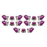 Tencere Tava Sahan Kulp Ve Kapak Kulpu Fuşya Pembe 5 Set
