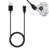 TenCloud Garmin Swim 2 Watch ile Uyumlu Şarj Cihazı USB Şarj Kablosu 1,0 m Şarj Cihazı Garmin Swim 2 Swimming akıllı saat için (Siyah)