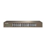 Tenda 24 Bağlantı Noktalı Gigabit Ethernet Anahtarı Yönetilmeyen Ağ Anahtarı (Fansız, Tak Ve Çalıştır, Masaüstü/Duvar/Raf Montajı, 6Kv Yıldırımdan Koruma, Çelik Muhafaza) (Teg1024d)