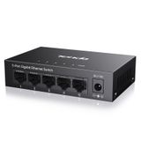 Tenda 5 Bağlantı Noktalı Gigabit Ethernet Anahtarı, RJ45 Anahtarı, RJ45 Hub, QoS, IGMP Gözetleme, Otomatik MDI/MDX, Metal Kasa, Ethernet Çoklu Priz, Tak ve Kullan, Dayanıklı, Sessiz ve Esnek (TEG1005D