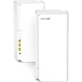 Tenda AXE5700 Mesh WiFi 6E Sistemi Nova MX21 Pro - 5600 m2'ye kadar - Tüm Ev WiFi 6E Mesh Sistemi - Yeni 6GHz Bant - 200 Cihaz için Üç Bantlı Mesh Yönlendirici - Güçlü Sinyal için 7* 3dBi Antenler - 2