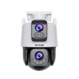 Tenda CH9-WCA 6 MP 3 MP + 3 MP Dual Lens 4 mm 6 mm Full Color Linkage Outdoor Wifi 6 Pan Tilt IP Kamera