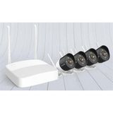 Tenda K4W-3TC 4 Kanal NVR Kayıt Cİhazı + 4 Adet Outdor Ip Wifi Bullet Kamera Set 700.20.20.0104