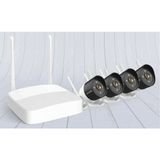 Tenda K4W-3TC 4 Kanal Nvr Kayıt Cihazı + 4 Adet Outdor Ip Wifi Bullet Kamera Set (Kdo)