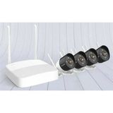 Tenda K4W-3TC 4 Kanal Nvr Kayıt Cihazı + 4 Adet Outdor Ip Wifi Bullet Kamera Set (Kdo)