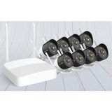 Tenda K8W-3TC 8 Kanal Nvr Kayıt Cihazı + 8 Adet Outdoor 3mp Ip Wifi Bullet Kamera Set - 1 Adet