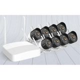 Tenda K8W-3TC 8 Kanal NVR Kayıt Cİhazı + 8 Adet Outdor Ip Wifi Bullet Kamera Set 700.20.20.0105