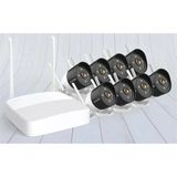 Tenda K8W-3TC 8 Kanal Nvr Kayıt Cihazı + 8 Adet Outdor Ip Wifi Bullet Kamera Set (Kdo)