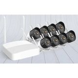Tenda K8W-3TC 8 Kanal Nvr Kayıt Cihazı + 8 Adet Outdor Ip Wifi Bullet Kamera Set (Kdo)