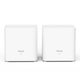 Tenda MX3 (2 paket) WiFi 6 Mesh AX1500, WiFi 6 Mesh sistemi, tüm ev için, MU-MIMO, 2,500 ft²'ye kadar kapsama alanı, Gigabit bağlantı noktası, çocuk emniyeti, kolay kurulum, TWT, WPA3, APP, IPTV