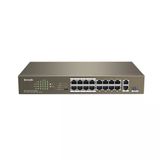 Tenda Tef1118p-16-150W 10/100 16 Port Poe 2 Port Gigabit Uplink 1 Port Sfp Yönetilemez 150W Poe Switch