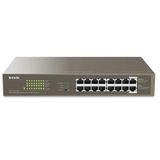 Tenda TEG1116P 16 Port Gigabit 16 Port Poe 150 W Switch