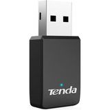 Tenda U9 | AC650 Dual Band WiFi 5 USB Adaptör | Harici Antenli | Tak-Çalıştır | 2.4/5 GHz