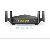 Tenda V12 Ac1200 5 Ghz 10/100/1000 867 Mbps Vdsl2 Modem Outlet