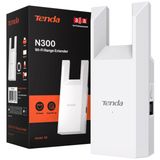 Tenda WiFi Genişletici N300, Ethernet Bağlantı Noktalı WiFi Genişletici Sinyal Güçlendirici, 1500 Sq.'ye kadar, Tek Bantlı WiFi Güçlendirici, Tekrarlayıcı Modu ve AP Modu, Kolay Kurulum, Yalnızca